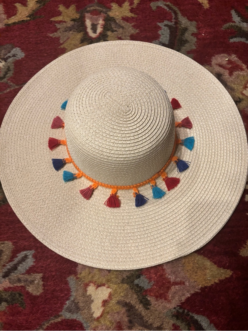 Magid Cream Straw Sun Hat with Inner Band